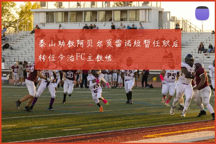 泰山助教阿贝尔莫雷诺短暂任职后转任今治FC主教练